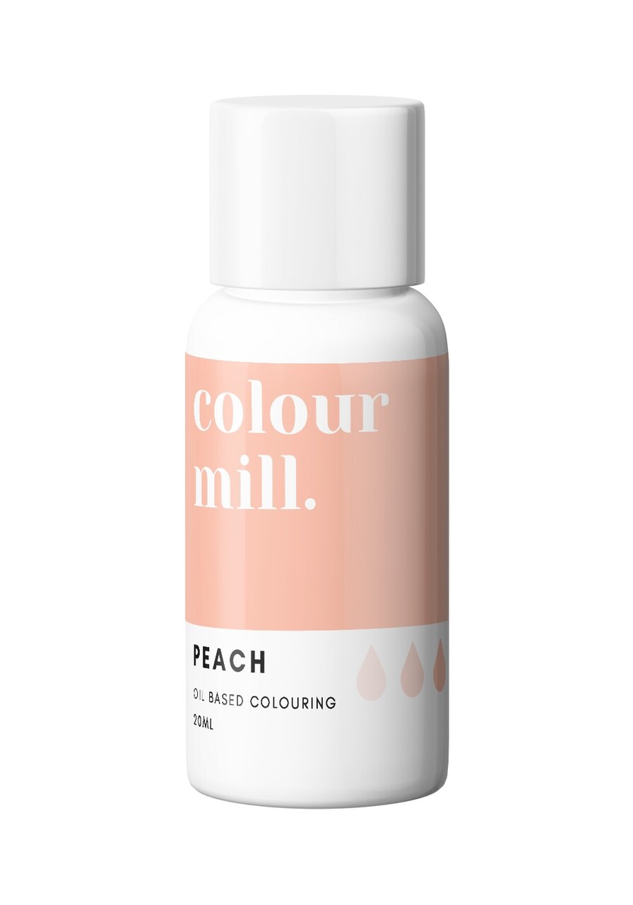 20ml Peach Oil Based Colouring for Buttercream Ganache Cake Batter Fondant Chocolate and More